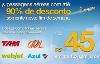 Compare preços de viajens por todo o Brasil!