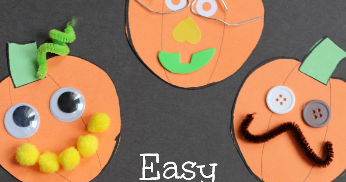 Jack-o'-Lantern Collages Preschool Craft ~ Reading Confetti