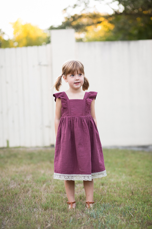 Stitched Together: The Burda Girl's Flower Dress In Double Gauze