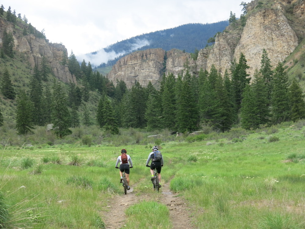 Bloated Skiing May 29, Pipestone Canyon Twisp, Wa.