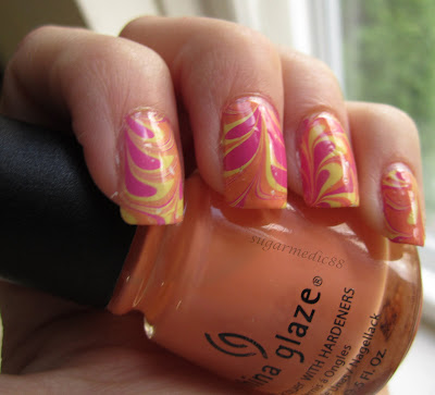 Bright Summer Water Marble