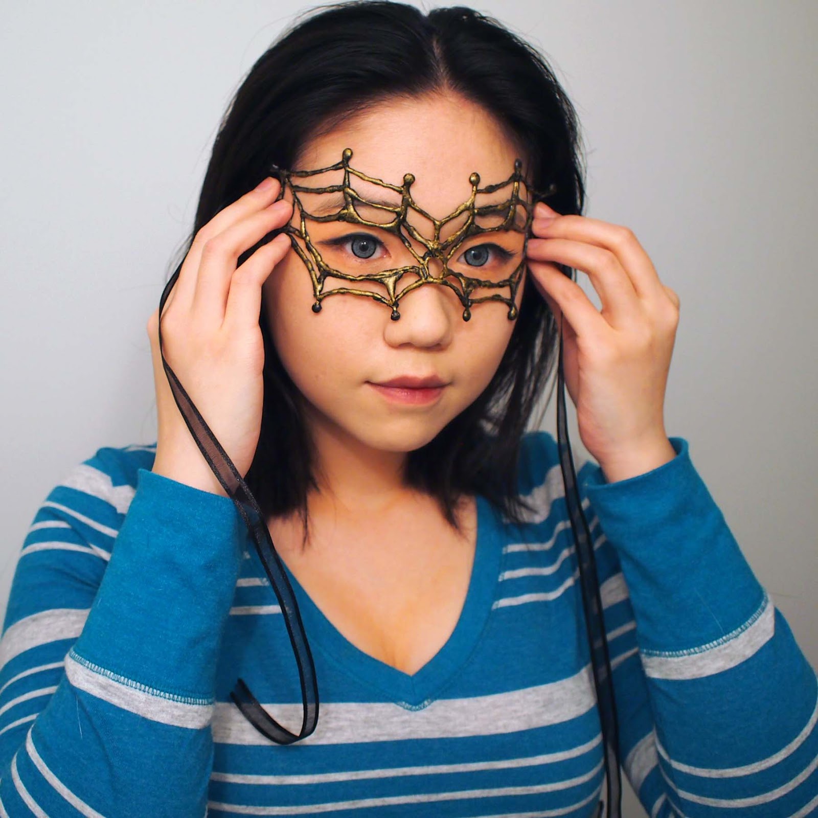 Creations DIY Masquerade Mask Fun with hotglue and some