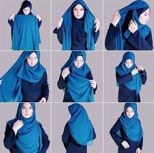 kreasi jilbab segi empat desain simple, elegan modis dan modern terbaru 2017/2018 kreasi jilbab segi empat desain simple, elegan modis dan modern terbaru 2017/2018