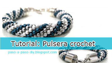 Cómo hacer una pulsera con cuentas y crochet