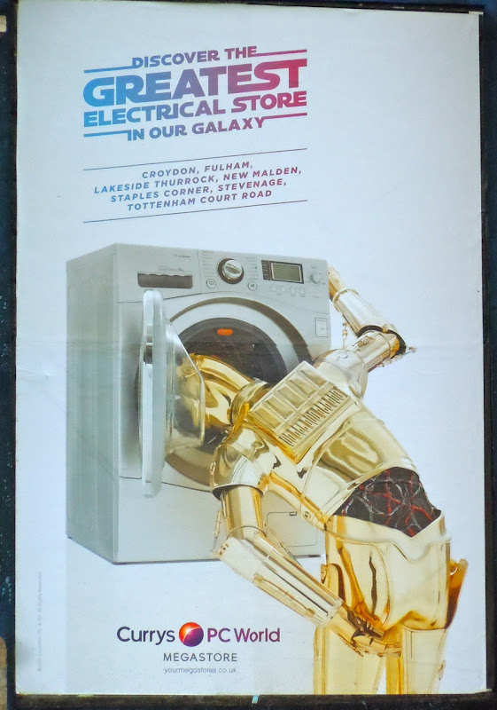 C-3PO Star Wars Currys PC World tube poster