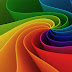 Abstracte wallpaper met felle kleuren