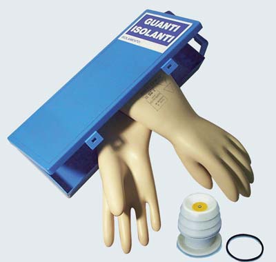 Guanti Isolati Per Elettricisti 400V - Antiscivolo, In Gomma E Nylon, Sicuri Per Lavori Elettrici E Manutenzione - Foto 5