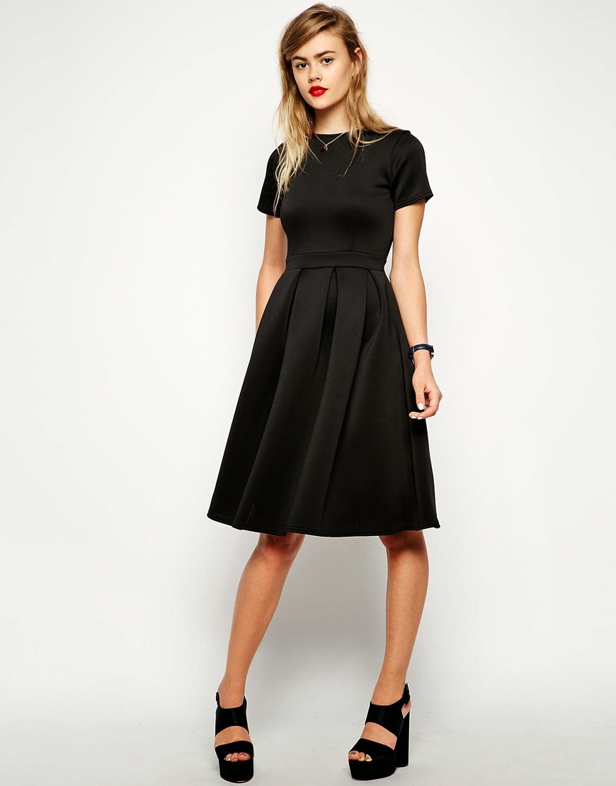 Mode-sty: Black Midi Dress Finds