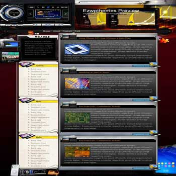 Digital Cat Show blogger template. free blogspot template download. tech blog blogger template