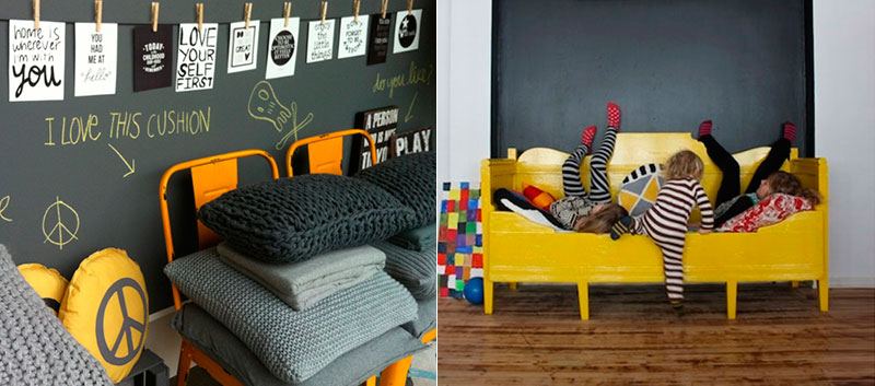 toque de amarillo en tu hogar