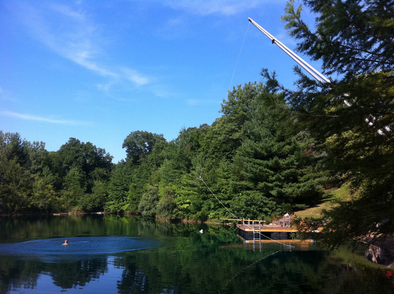 Herman Brothers Blog Perfect Pond Rope Swing
