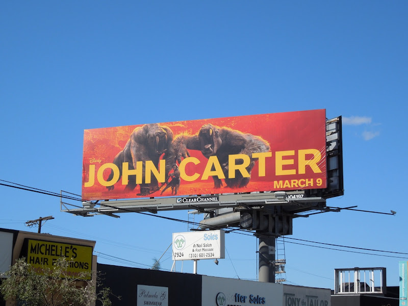 Disney John Carter billboard