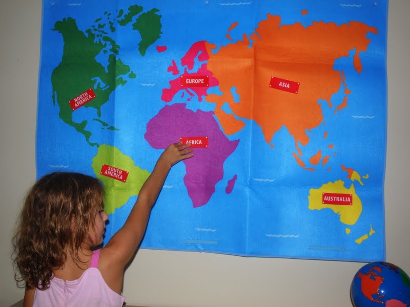 Continent And Ocean Games For Kids