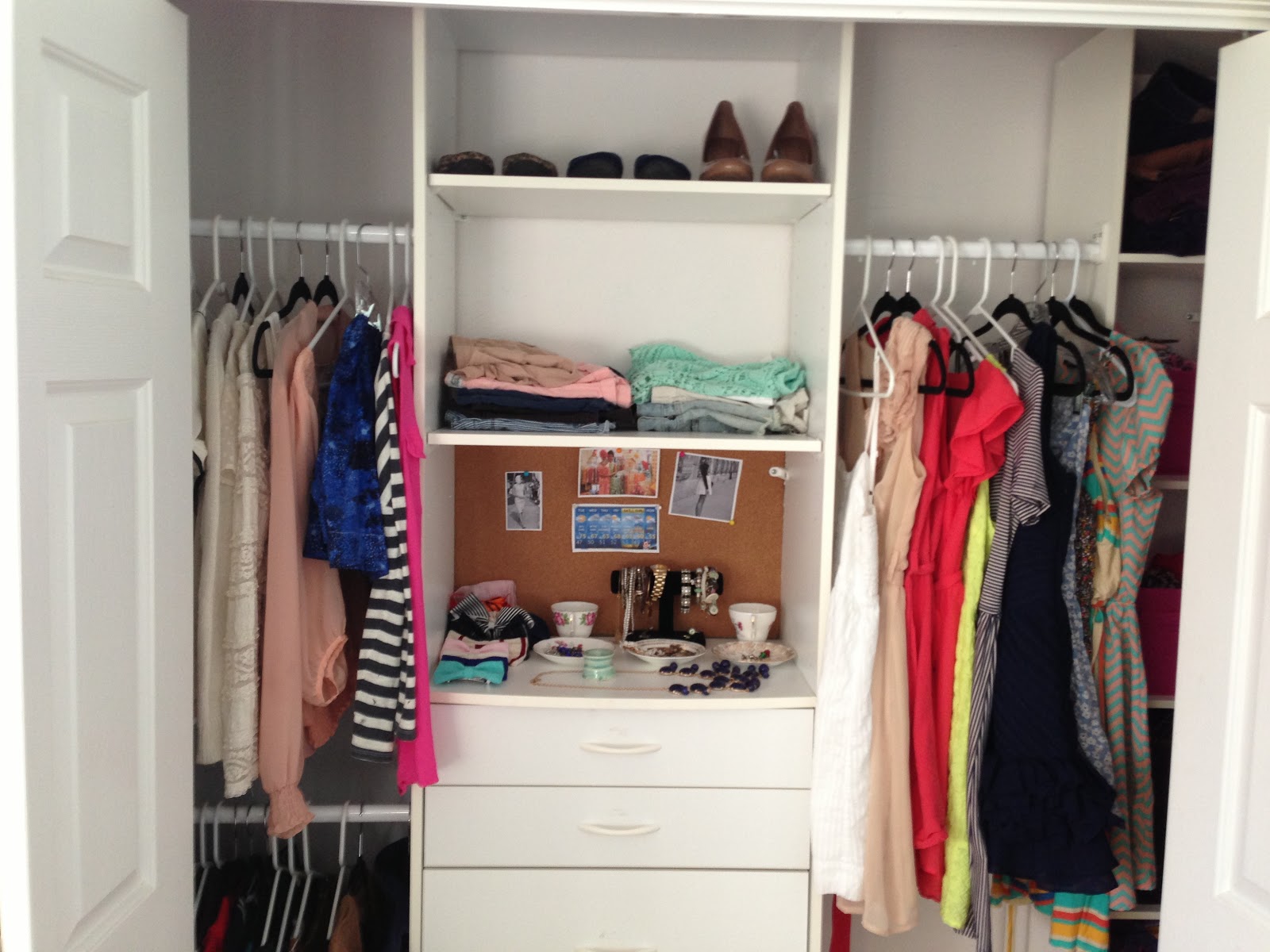 The Little Things Closet Tour and How to Redo Your Closet