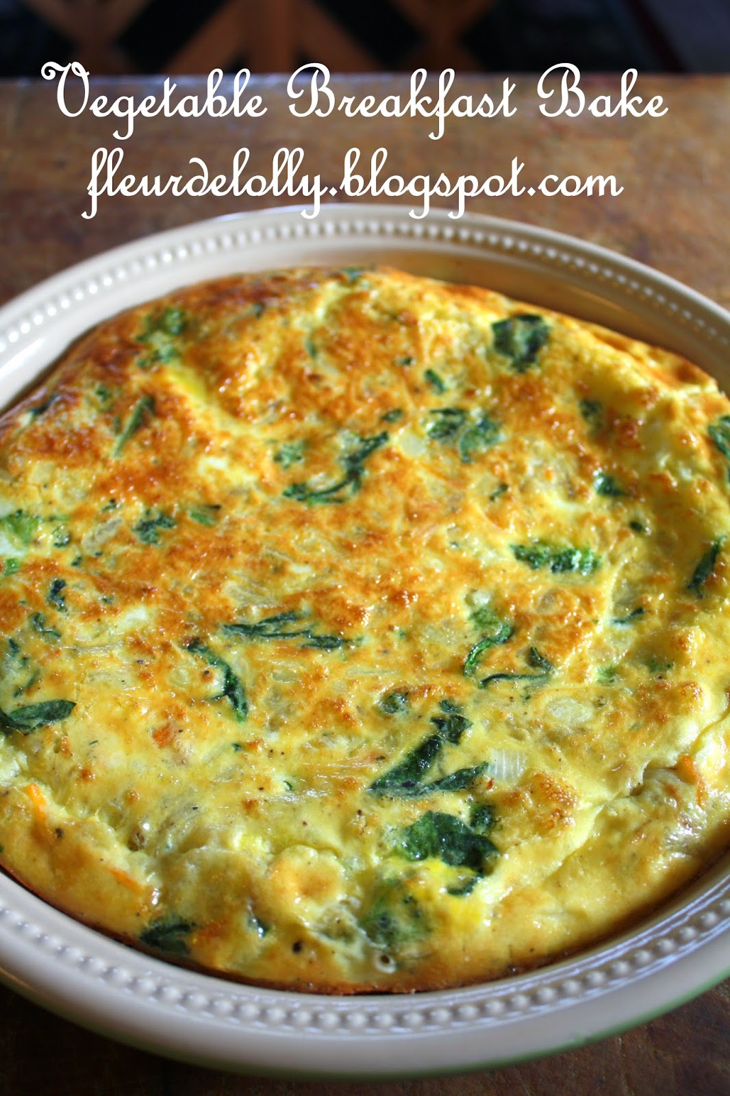 Fleur de Lolly: Vegetable Breakfast Bake