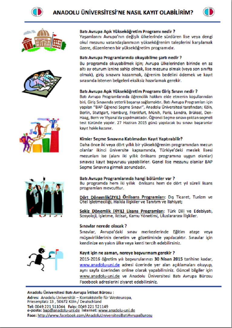 avrupa da anadolu universitesi acikogretim bolumlerinden birini okumak fransali gelin