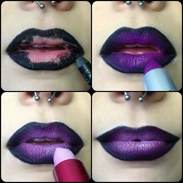 About This Item Using a liner that is darker than the basic lipstick, apply to the corners of your lips.. Apply a lip gloss on the lips corners or use a lipstick that is shades darker over the lip .