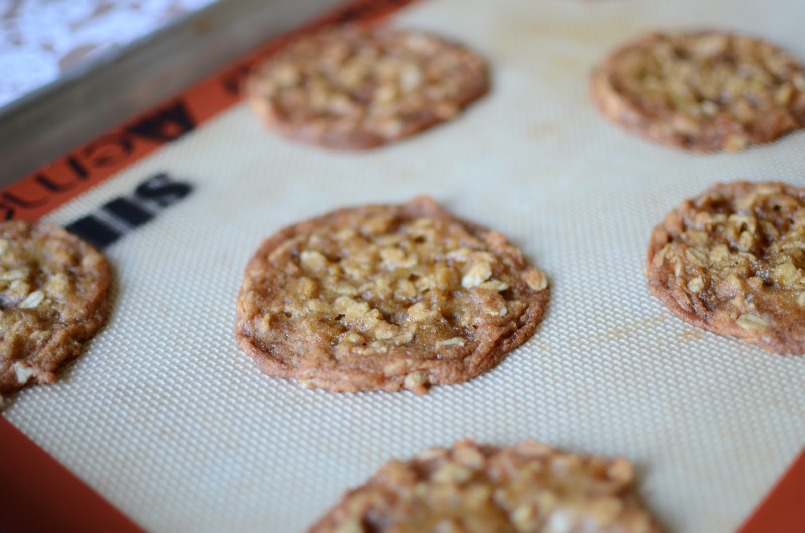 ButterYum Ree's Brown Sugar Oatmeal Lace Cookies