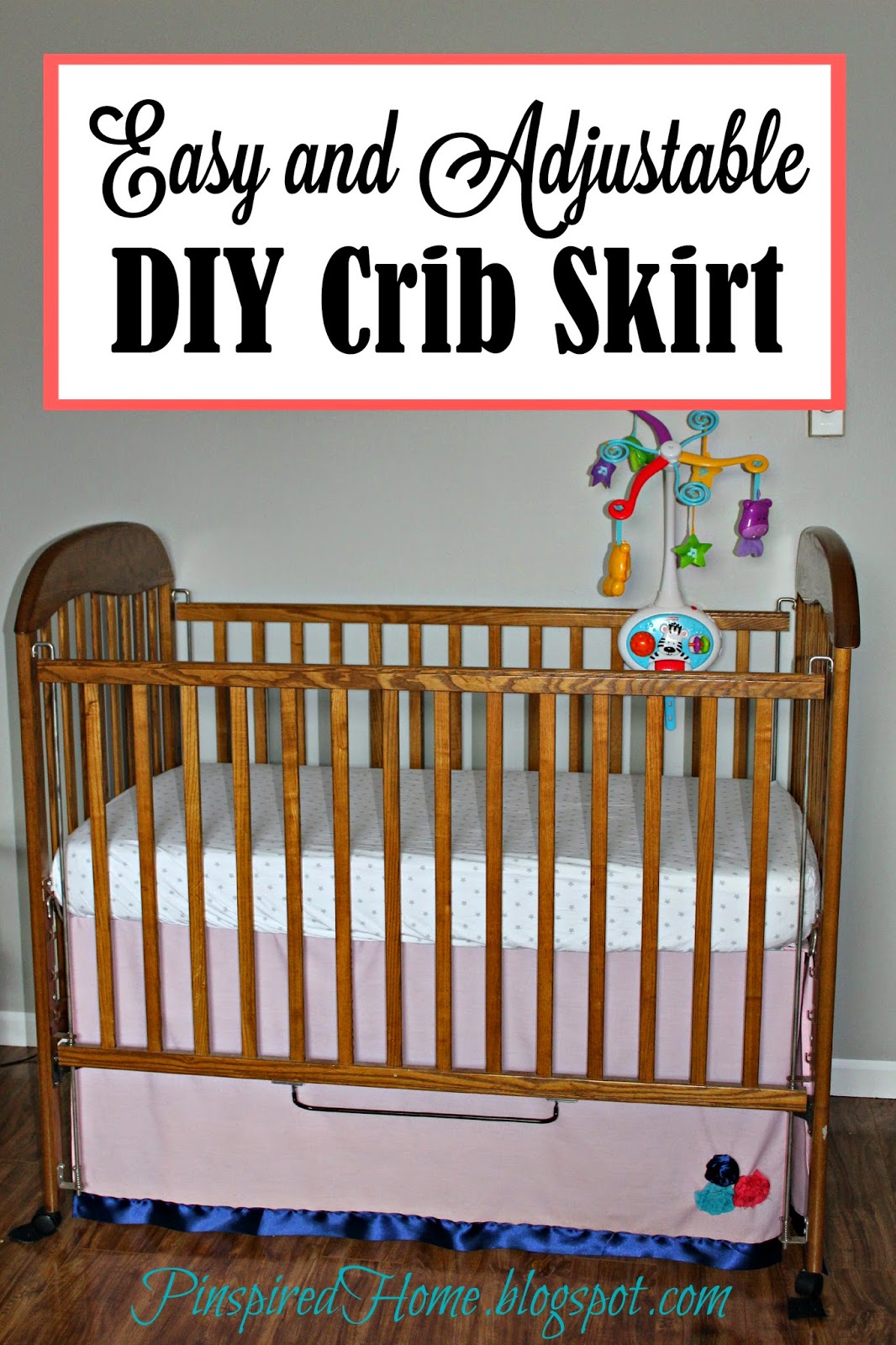 adjustable crib skirt