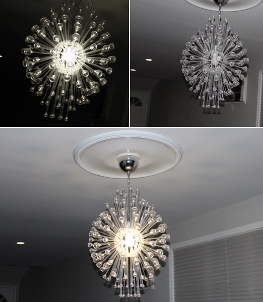 Gigi's Kitchen - My Blog On Cooking, Makeup, Fashion, Crafts And For the dining room I went with this light fixture. It was an easy choice and I'm pretty sure it was one of the first I saw when I began my search. - Gigi's Kitchen - My Blog On Cooking, Makeup, Fashion, Crafts And