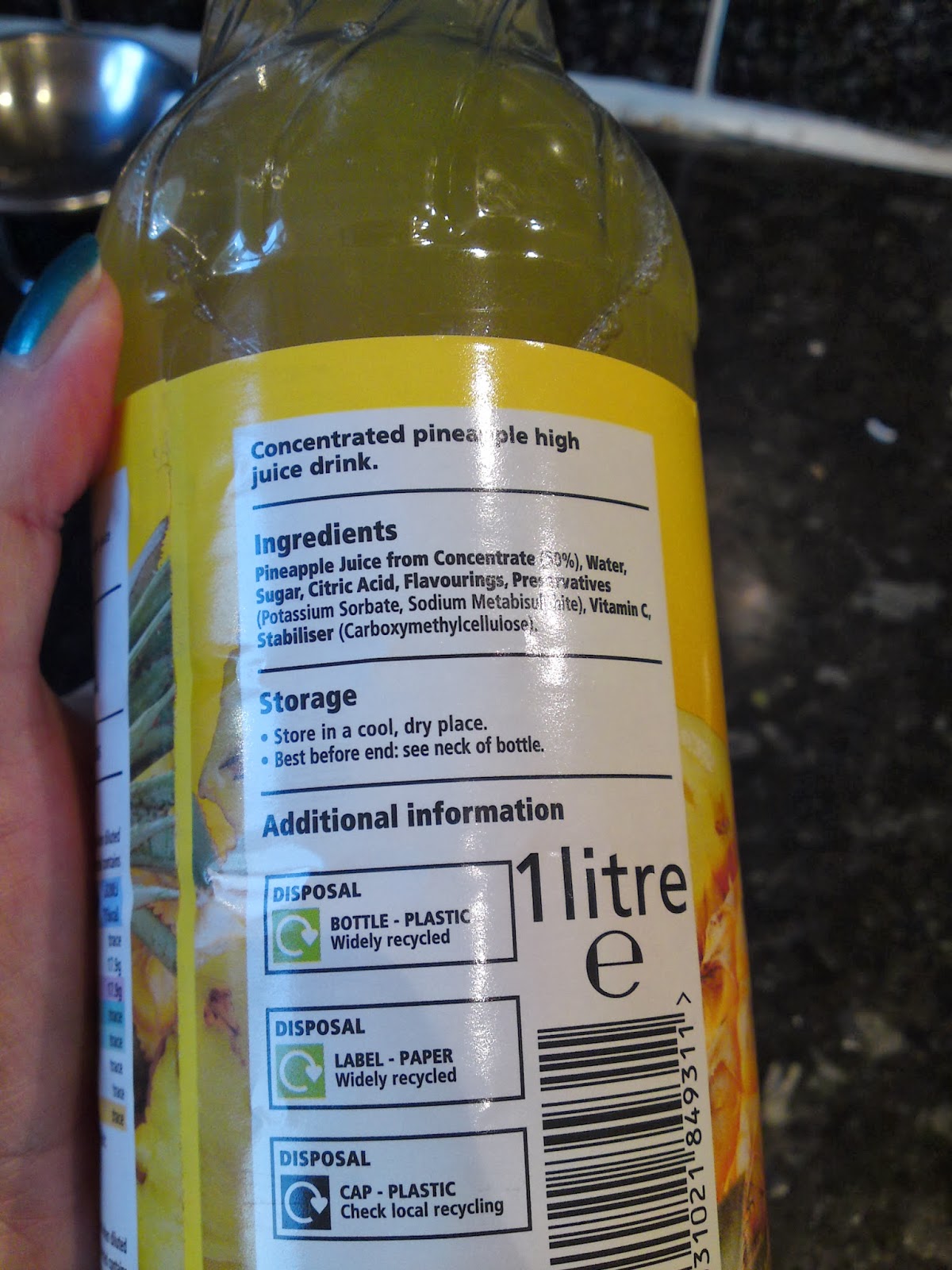 Lactose Free UK Tesco Pineapple High Juice