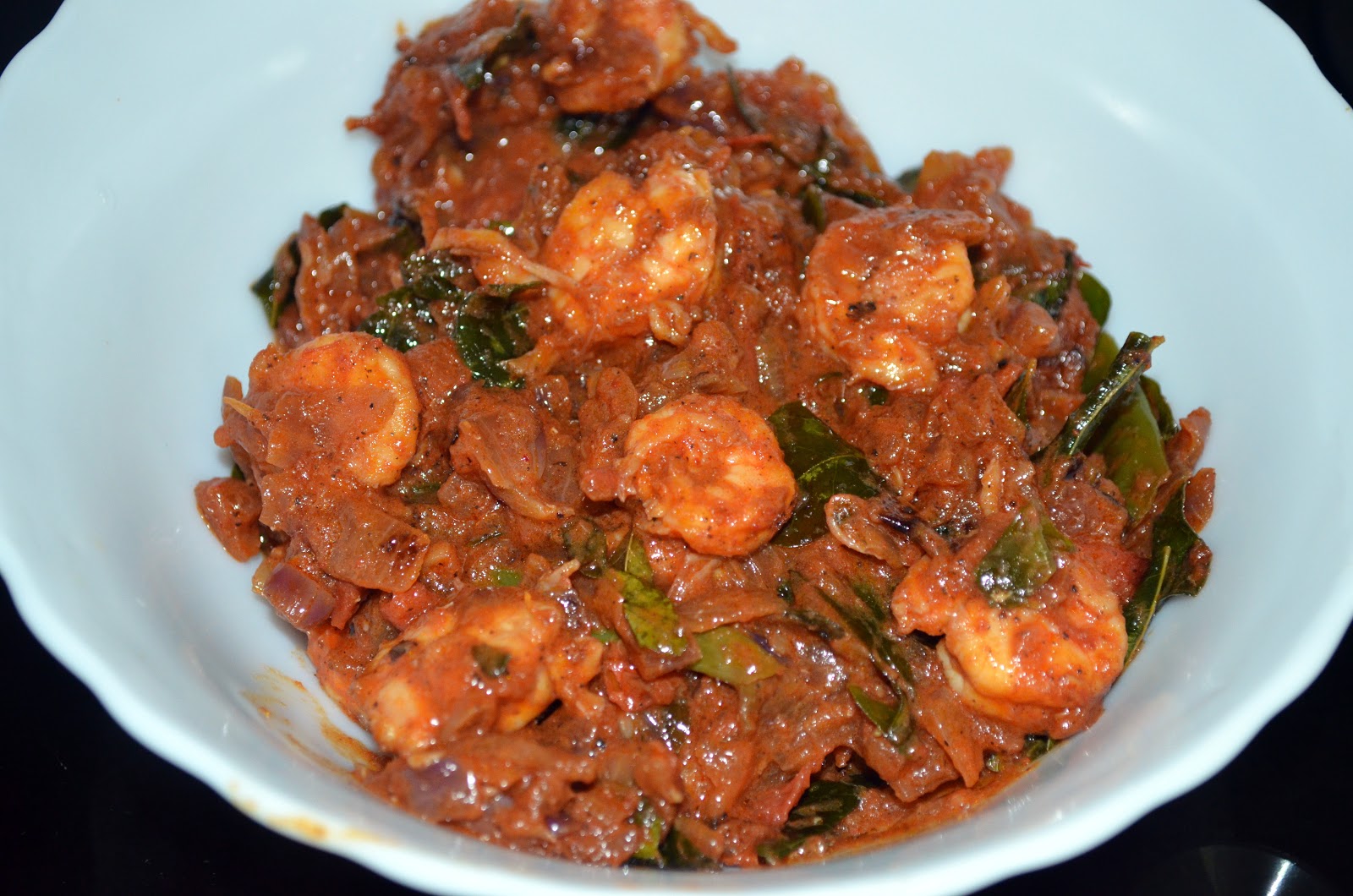 Lucky's Kitchen Chettinad Prawn masala fry