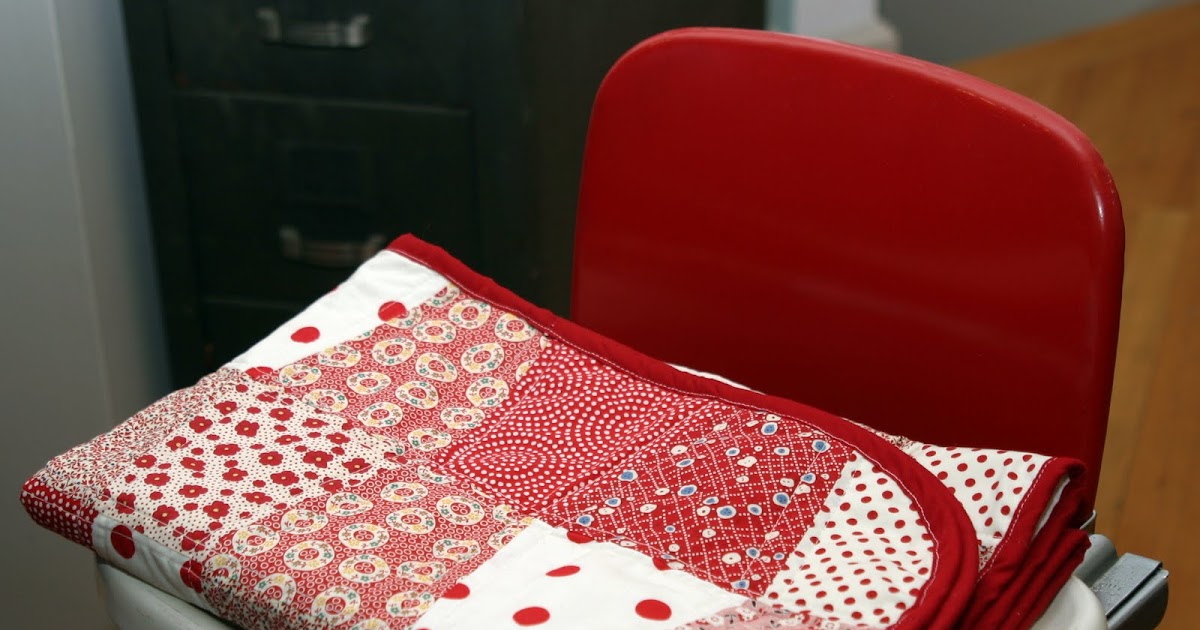 big red EP Madeline's quilt