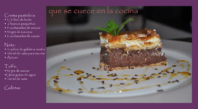 Tarta De Chocolate Y Nata
