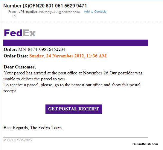 Ups Spam