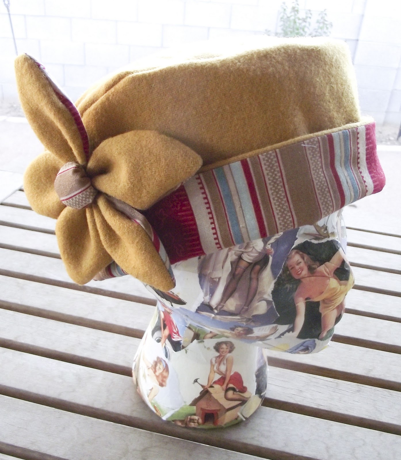 Sara vs. Sarah Challenge Submission Felted Wool Hat