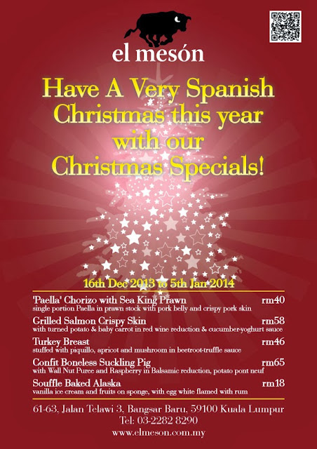 EL MESON: CHRISTMAS SPECIAL MENU 2013 | Malaysian Foodie