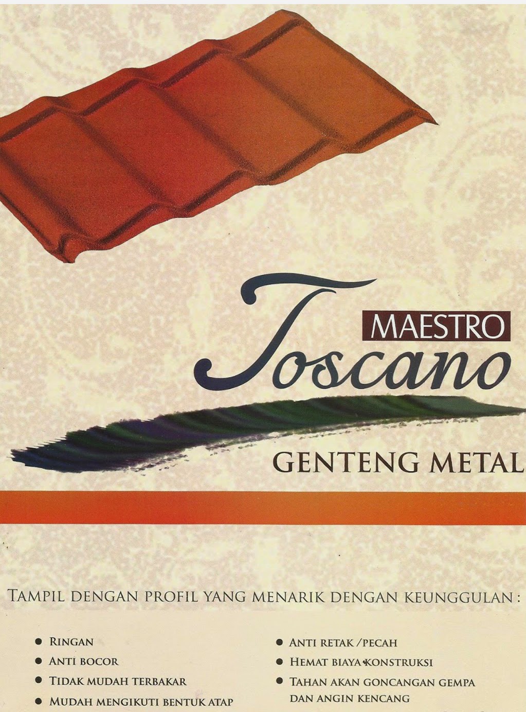 Brosur Genteng Metal Maestro Toscano BrosurGentengMetalMaestroToscano