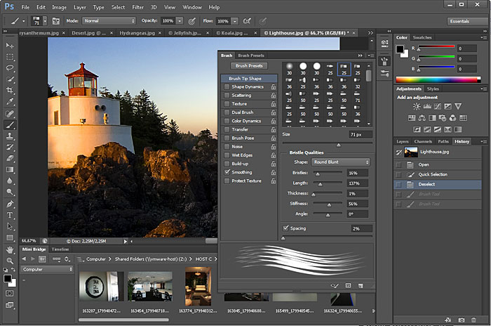 Adobe PhotoShop CS6 Extended screenshot