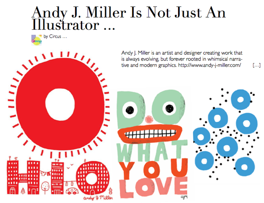 Andy J. Miller is not just an illustrator ...