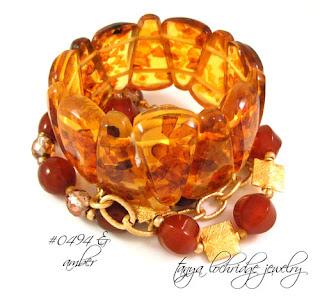 Carnelian Etruscan Inspired Gold Vermeil Bracelet