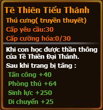 Chỉ số pet Tề Thiên Tiểu Thánh gunbao Chỉ số pet Tề Thiên Tiểu Thánh gunbao