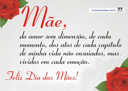 Elegante Frases Para O Dia Das Ma Es