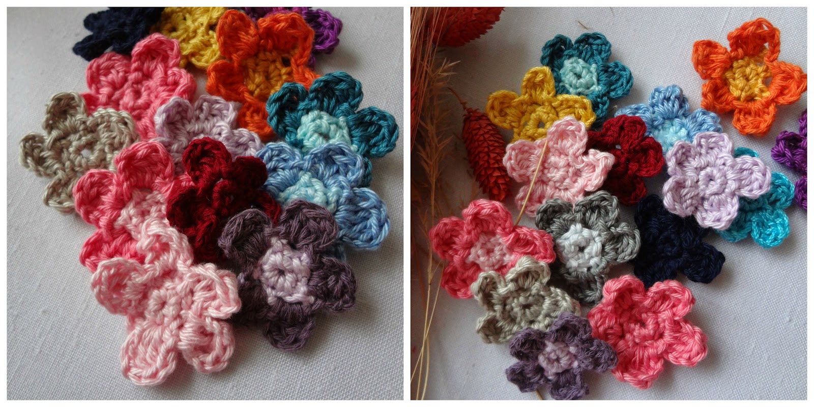 Little Treasures How to read round crochet charts and a free flower