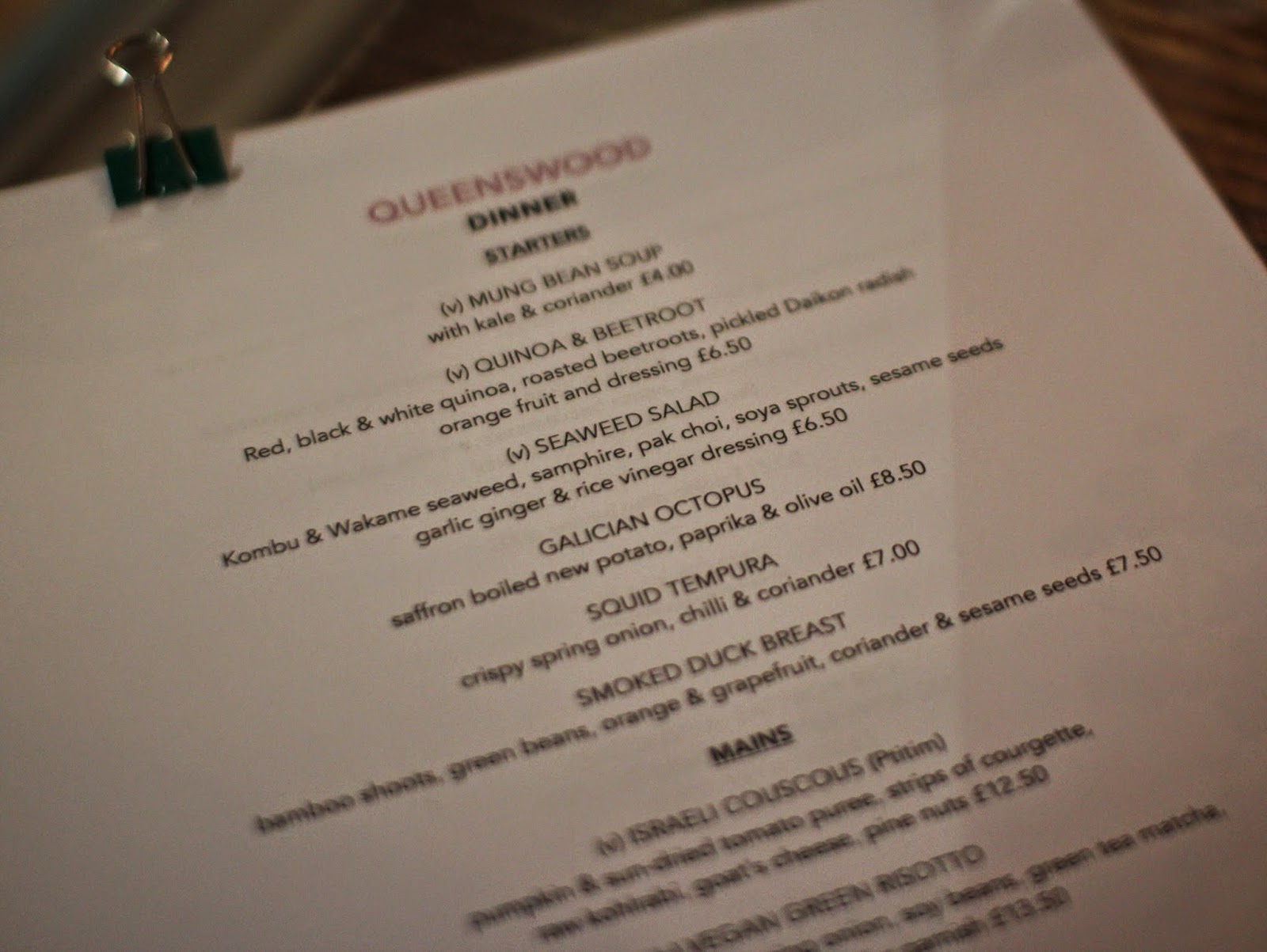 Bow Dream Nation London Lifestyle Blog RESTAURANT REVIEW Queenswood