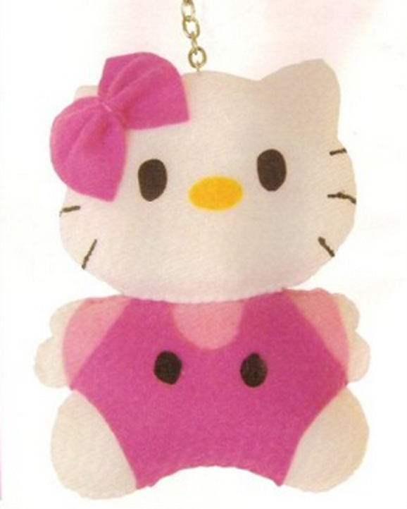 Cara Membuat Boneka Hello Kitty dari Kain Flanel => Klik Gambar