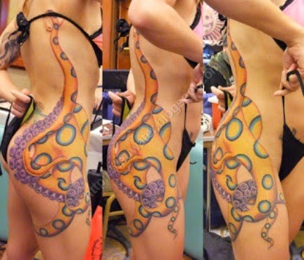 Tattoo of Blue ringed octopus Tattoo of Blue ringed octopus