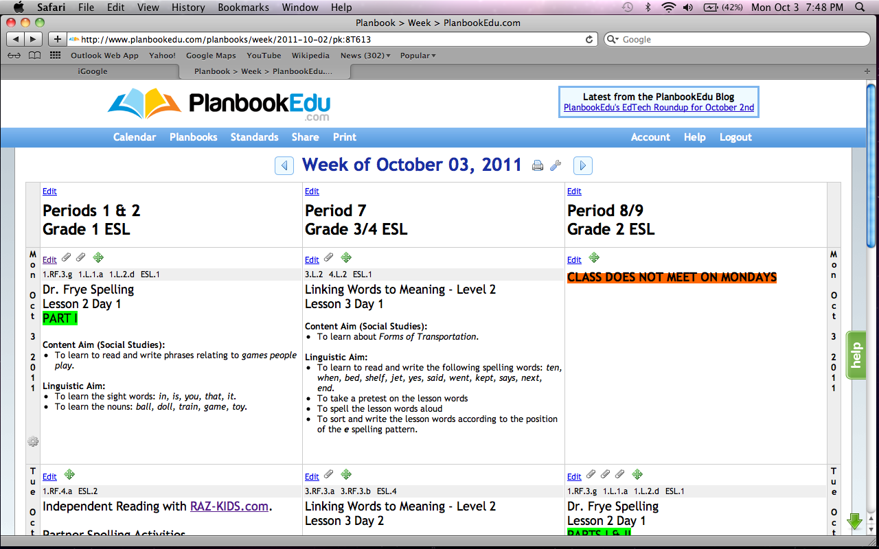 Teacher Tech Trends PlanbookEdu ( A Digital Planbook )