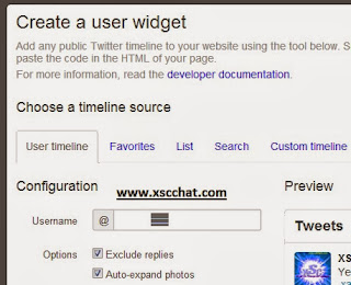 create twitter widget create twitter widget