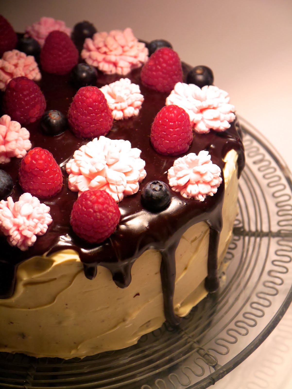 Petit Four cake boutique Chocolate and coffee gateau with irish