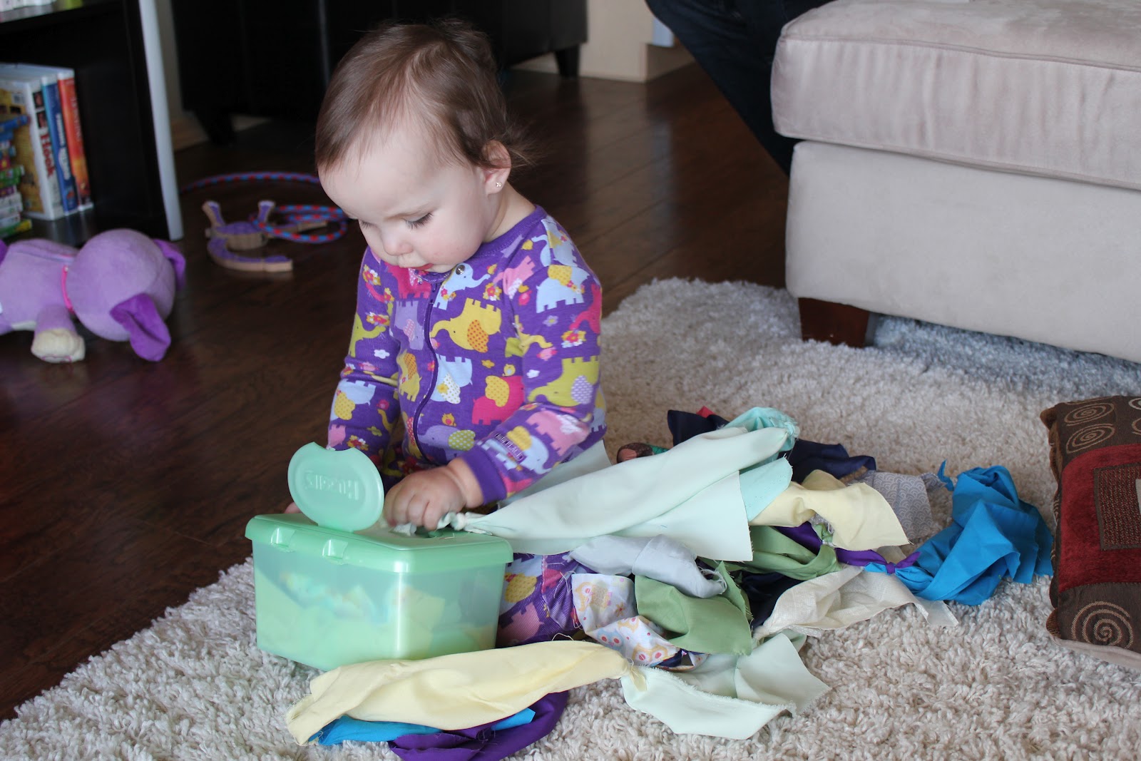 Meet the Eliuks Toddler Activities Homemade Kleenex Box