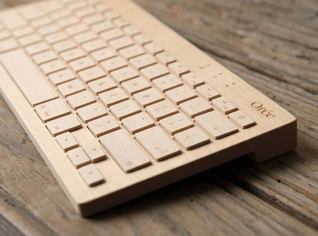 Wireless Wooden Keyboard by Oree at BSSL Wireless Wooden Keyboard by Oree