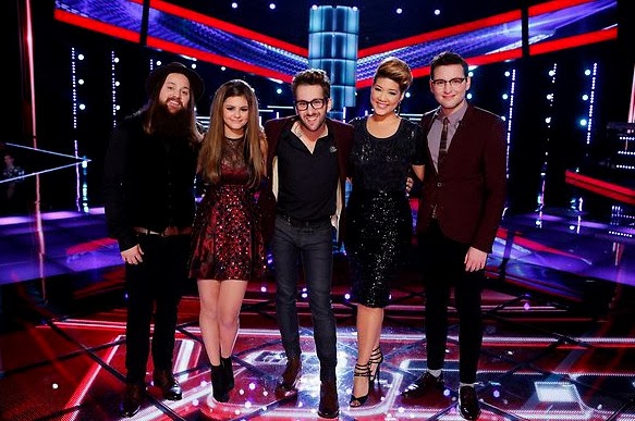 The Voice US Season 5 is now down to Five Amazing Contestants ~ A Trip