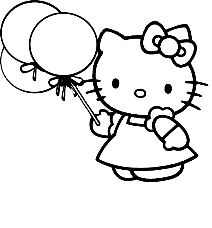 Hello Kitty Coloring Pages | Fantasy Coloring Pages