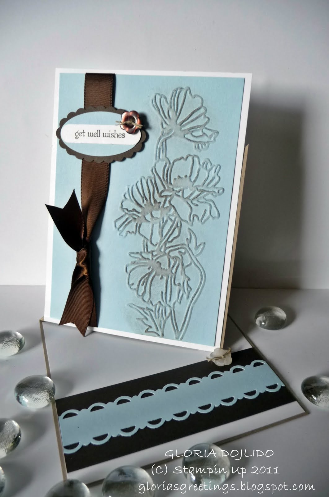 Gloria's Greetings TWISTED EASEL CARD