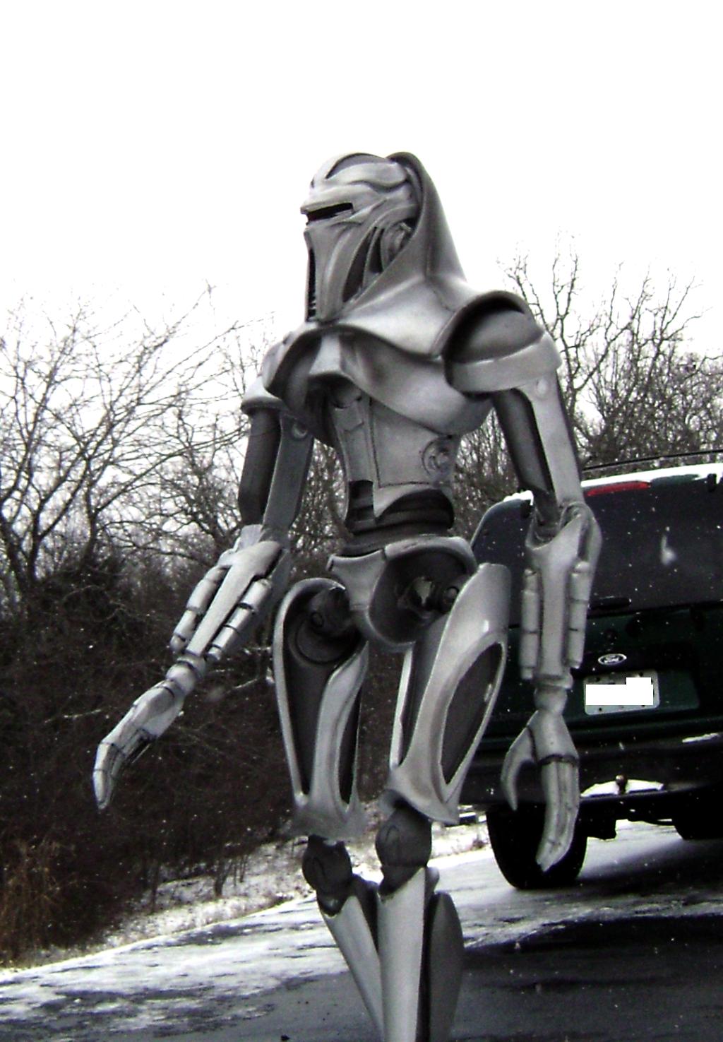 MTK's Card Craft: 1:1 Cylon Helmet